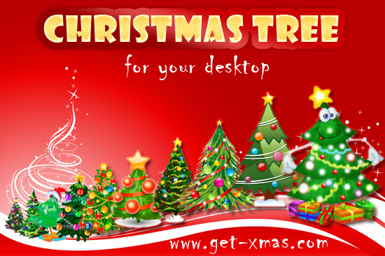 animated christmas. Animated Christmas Tree for Desktop - 2012
